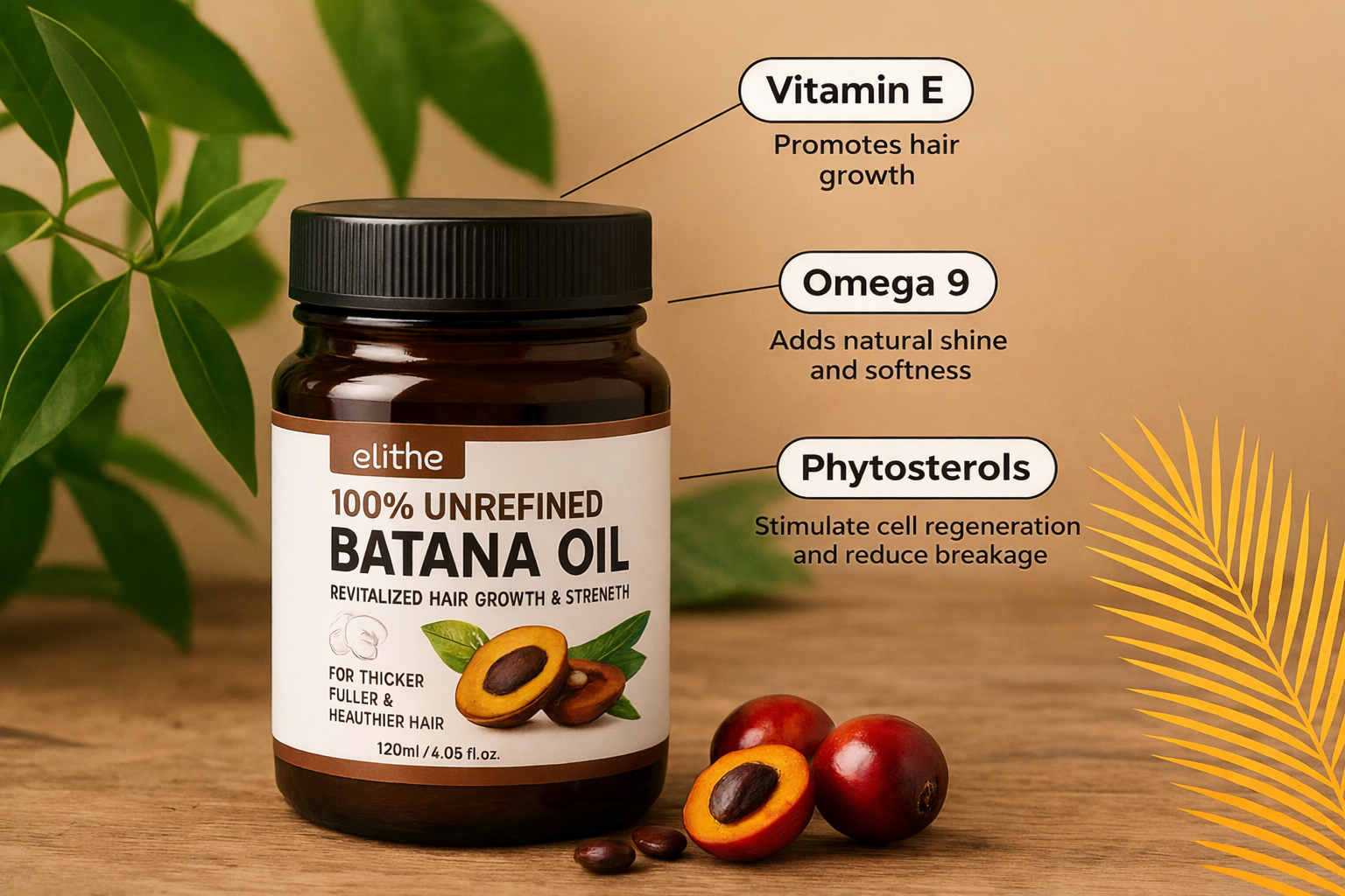 100% Pure Batana Oil – Restore Life to Your Hair