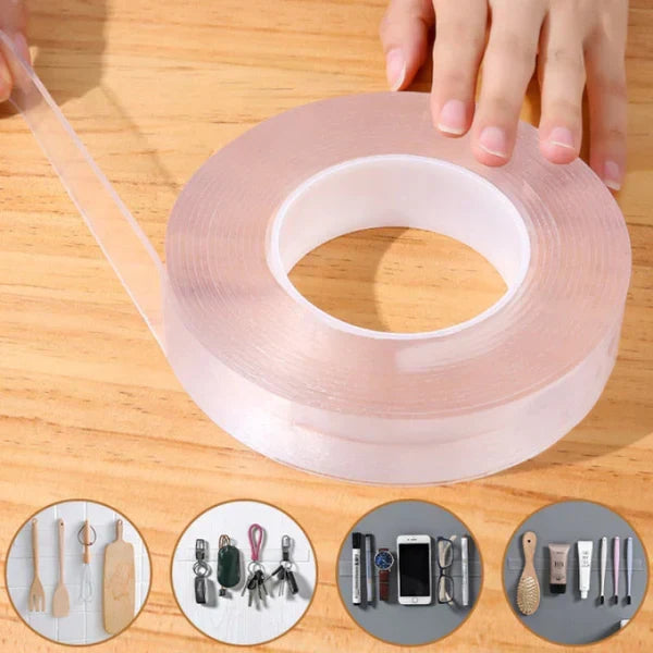 Double-Sided Adhesive Tape – No More Holes in Your Walls
